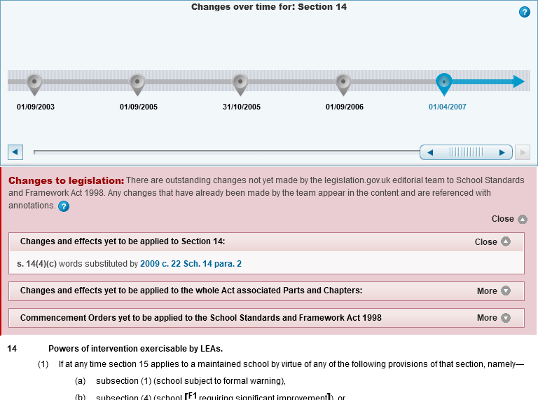 Changes to legislation: There are outstanding changes not yet made by the legislation.gov.uk editorial team to School Standards and Framework Act 1998. Any changes that have already been made by the team appear in the content and are referenced with annotations. View outstanding changes. Changes and effects yet to be applied to Section 14: s. 14(4)(c) words substituted by 2009 c. 22 Sch. 14 para. 2